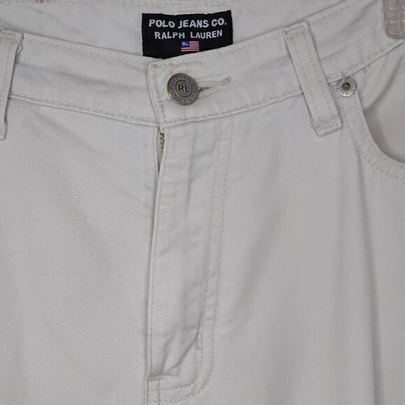 Polo Jeans Co. Ralph Lauren Men's Straight Leg Saturday Jean White Size 8x29 - Picture 2 of 8